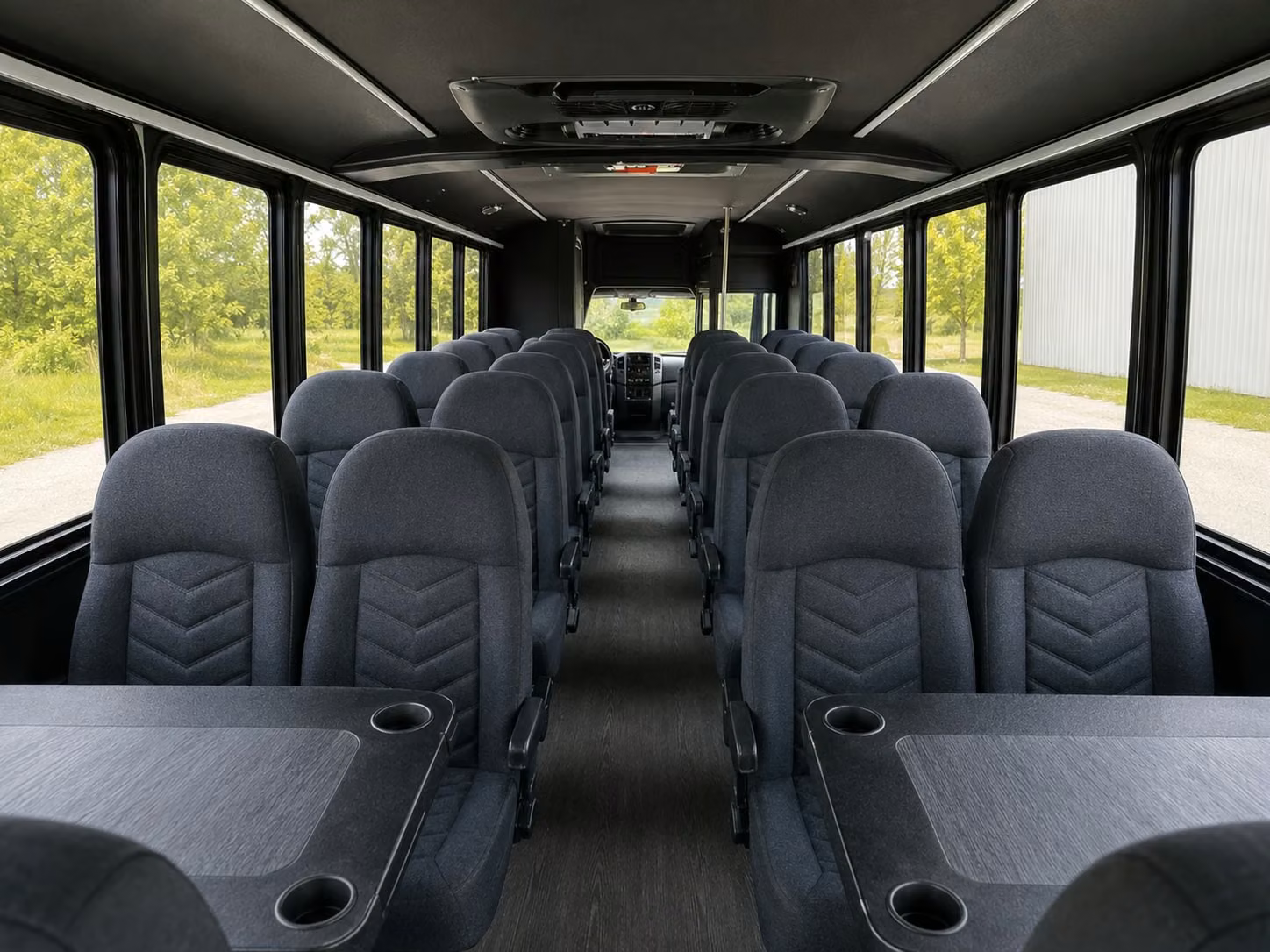 20 passenger minibus inside