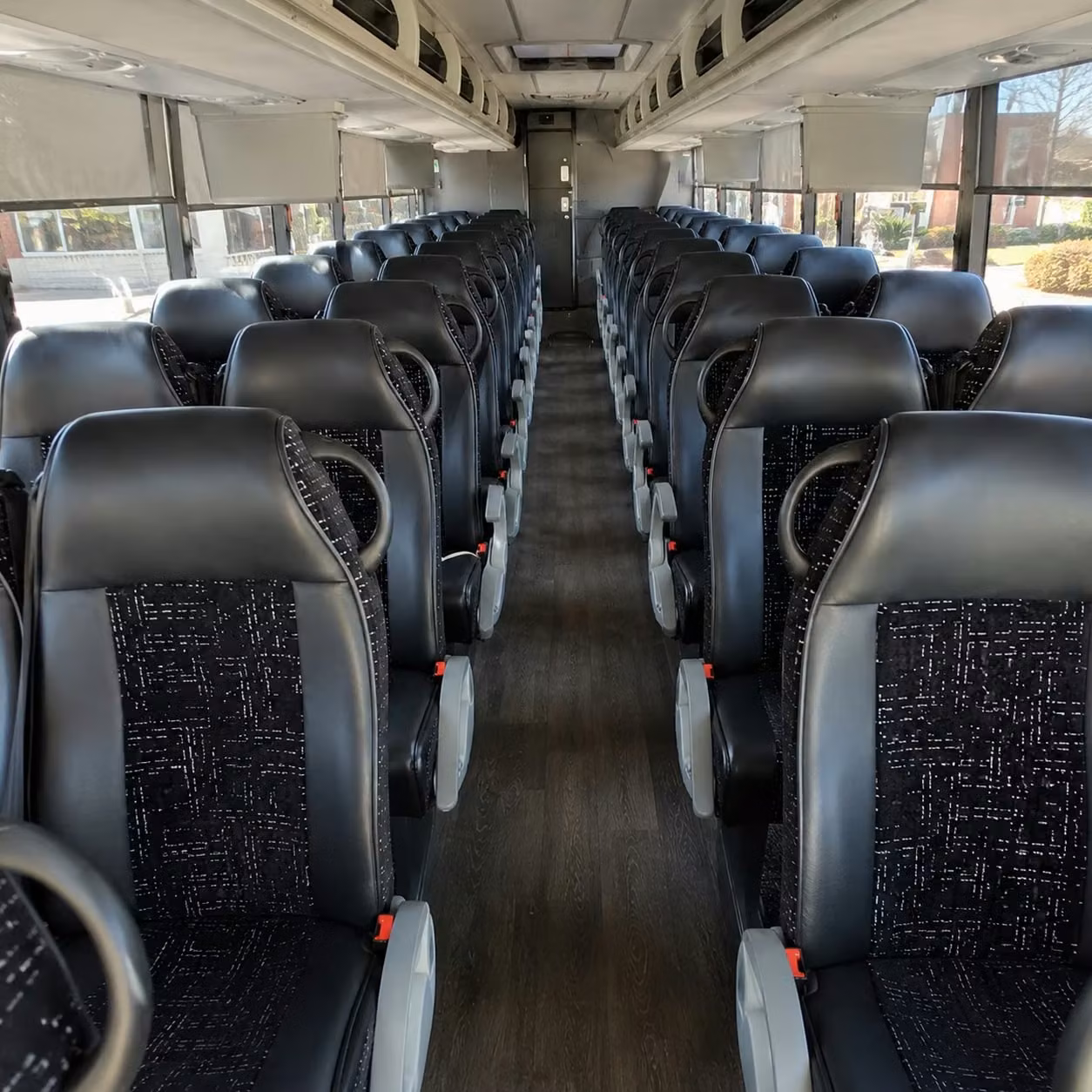 garden grove charter bus interior