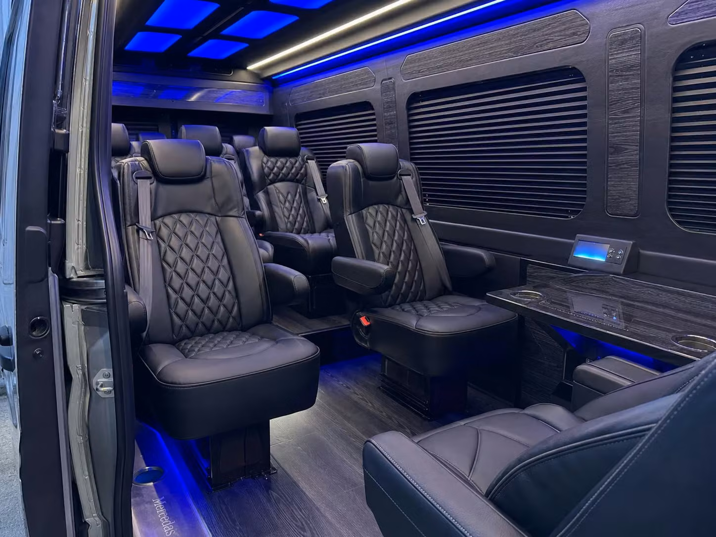sprinter van transportation for groups and events across garden grove