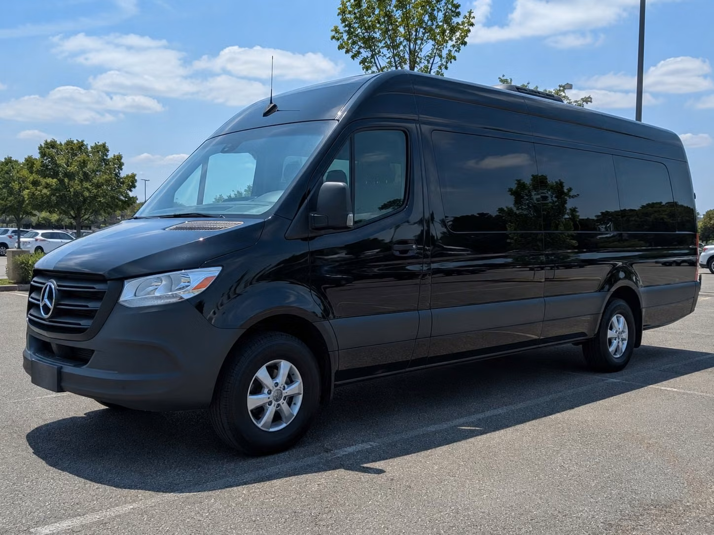 sprinter van with driver